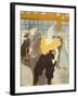 'La Clownesse in the Moulin Rouge', 1897-Henri de Toulouse-Lautrec-Framed Giclee Print