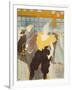 'La Clownesse in the Moulin Rouge', 1897-Henri de Toulouse-Lautrec-Framed Giclee Print