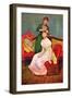 La Coiffure-Pierre-Auguste Renoir-Framed Art Print