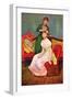 La Coiffure-Pierre-Auguste Renoir-Framed Art Print