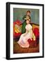 La Coiffure-Pierre-Auguste Renoir-Framed Art Print