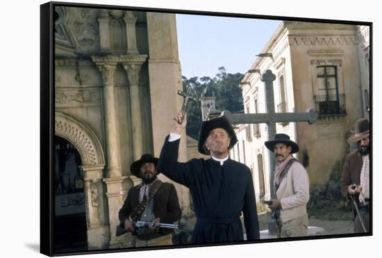 La colere by Dieu (The Wrath of God) by Ralph Nelson with Robert Mitchum, 1972 (photo)-null-Framed Stretched Canvas