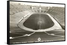 LA Coliseum, Los Angeles, California-null-Framed Stretched Canvas