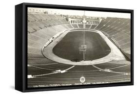 LA Coliseum, Los Angeles, California-null-Framed Stretched Canvas