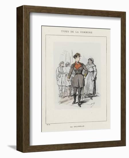 La Colonelle-Charles Albert d'Arnoux Bertall-Framed Giclee Print