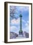 La Colonne de Juillet On Place de la Bastille-Cora Niele-Framed Giclee Print