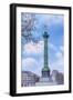 La Colonne de Juillet On Place de la Bastille-Cora Niele-Framed Giclee Print