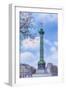 La Colonne de Juillet On Place de la Bastille-Cora Niele-Framed Giclee Print