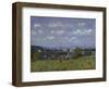 La Combe De La Seine a Saint-Cloud.1876-Alfred Sisley-Framed Giclee Print