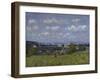 La Combe De La Seine a Saint-Cloud.1876-Alfred Sisley-Framed Giclee Print