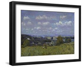 La Combe De La Seine a Saint-Cloud.1876-Alfred Sisley-Framed Giclee Print