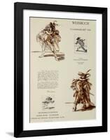 La Comedia dell' Arte-Claude Weisbuch-Framed Collectable Print