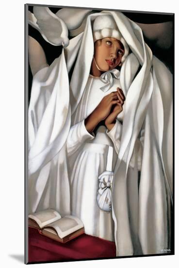 La Communiante-Tamara de Lempicka-Mounted Premium Giclee Print