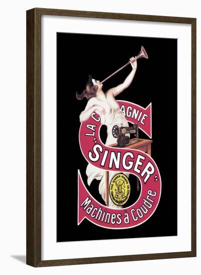 La Compagnie Singer Machines a Coudre-Leonetto Cappiello-Framed Art Print