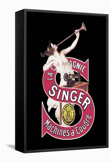 La Compagnie Singer Machines a Coudre-Leonetto Cappiello-Framed Stretched Canvas