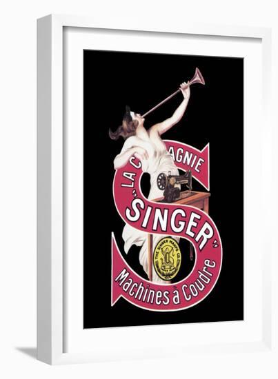 La Compagnie Singer Machines a Coudre-Leonetto Cappiello-Framed Art Print