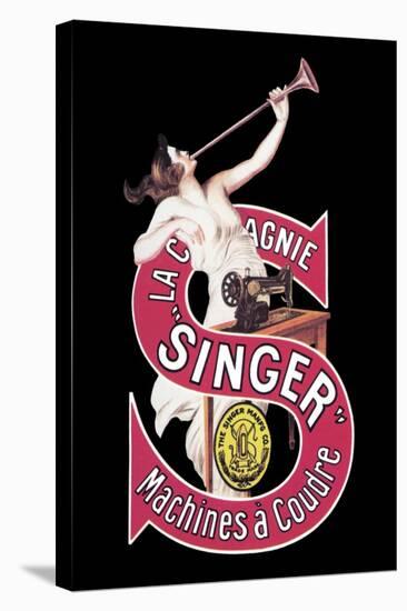 La Compagnie Singer Machines a Coudre-Leonetto Cappiello-Stretched Canvas