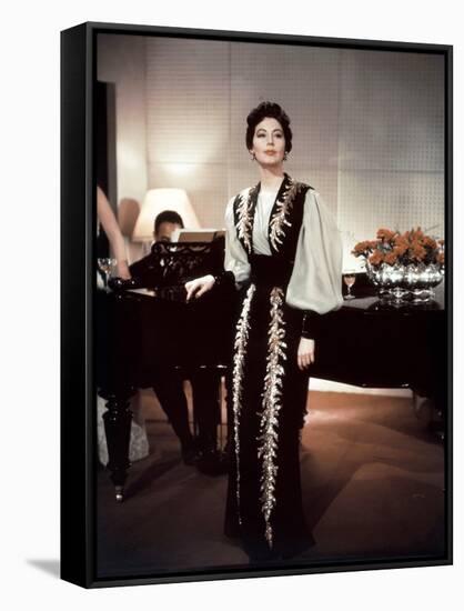 La Comtesse aux pieds nus THE BAREFOOT CONTESSA by Joseph L. Mankiewicz with Ava Gardner, 1954 (pho-null-Framed Stretched Canvas