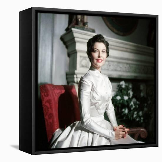 La Comtesse aux pieds nus THE BAREFOOT CONTESSA by Joseph L. Mankiewicz with Ava Gardner, 1954 (pho-null-Framed Stretched Canvas