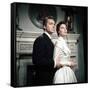 La Comtesse aux pieds nus THE BAREFOOT CONTESSA by Joseph L. Mankiewicz with Rossano Brazzi and Ava-null-Framed Stretched Canvas