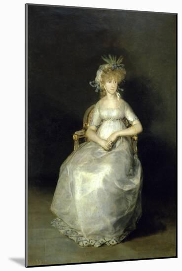 La Comtesse de Chichon-Francisco de Goya-Mounted Giclee Print