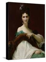 La Comtesse De Keller, 1873-Alexandre Cabanel-Stretched Canvas