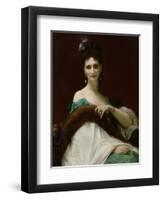 La Comtesse De Keller, 1873-Alexandre Cabanel-Framed Giclee Print