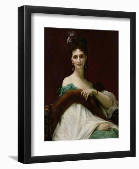 La Comtesse De Keller, 1873-Alexandre Cabanel-Framed Giclee Print