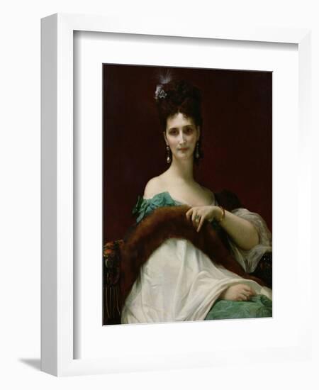 La Comtesse De Keller, 1873-Alexandre Cabanel-Framed Giclee Print