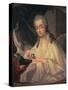 La Comtesse du Barry-Jean-Baptiste Greuze-Stretched Canvas