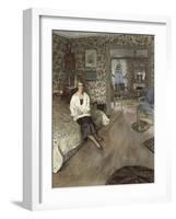 La Comtesse Marie-Blanche De Polignac, 1928-1932-Édouard Vuillard-Framed Giclee Print