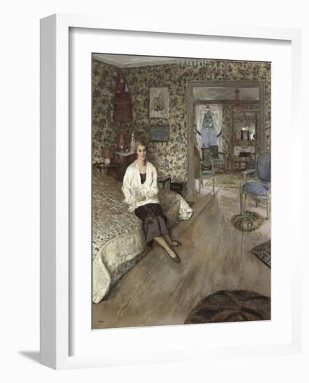 La Comtesse Marie-Blanche De Polignac, 1928-1932-Édouard Vuillard-Framed Giclee Print