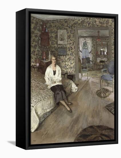 La Comtesse Marie-Blanche De Polignac, 1928-1932-Édouard Vuillard-Framed Stretched Canvas