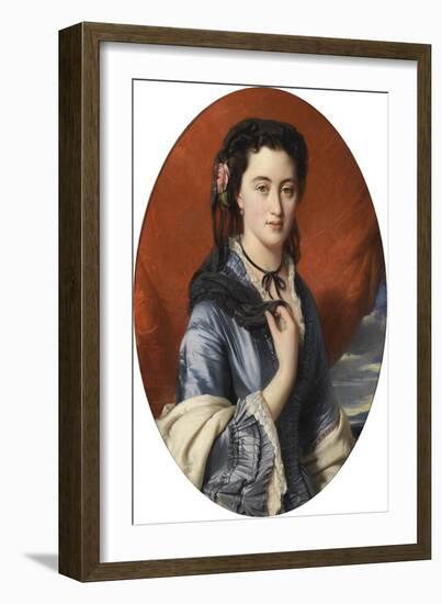 La Comtesse Varvara Vassilievna Moussina Pouchkina - Portrait of Countess Varvara Musina-Pushkina (-Franz Xaver Winterhalter-Framed Giclee Print