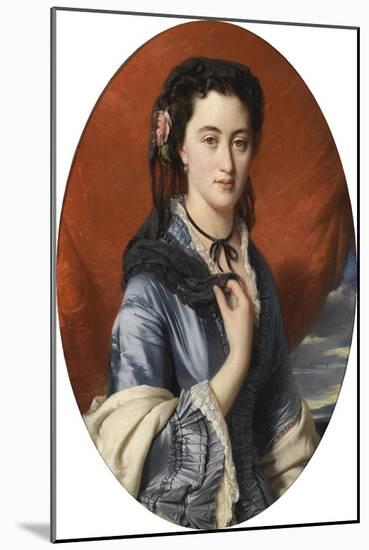 La Comtesse Varvara Vassilievna Moussina Pouchkina - Portrait of Countess Varvara Musina-Pushkina (-Franz Xaver Winterhalter-Mounted Giclee Print
