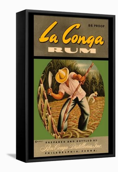 La Conga Rum-R.C.D.I-Framed Stretched Canvas