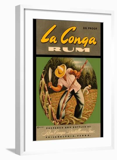 La Conga Rum-R.C.D.I-Framed Art Print