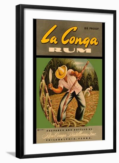 La Conga Rum-R.C.D.I-Framed Art Print