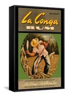 La Conga Rum-R.C.D.I-Framed Stretched Canvas