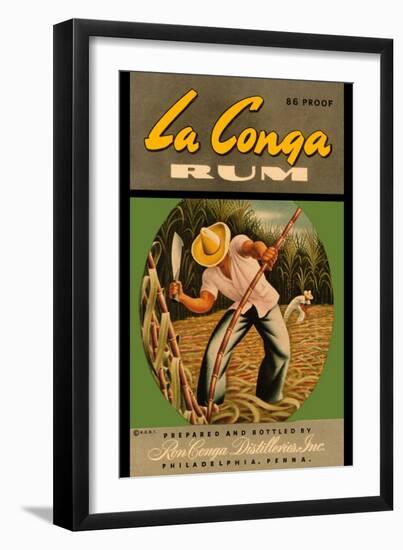 La Conga Rum-null-Framed Art Print