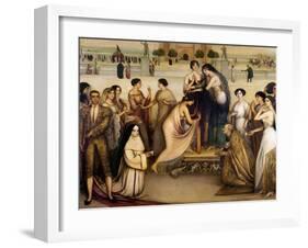 La Consagracion De La Copla, 1912-Julio Romero de Torres-Framed Giclee Print