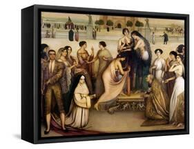 La Consagracion De La Copla, 1912-Julio Romero de Torres-Framed Stretched Canvas