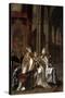 La Consagración De San Ambrosio Como Arzobispo, Ca. 1673-Juan de Valdes Leal-Stretched Canvas