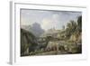 La construction d'un grand chemin-Claude Joseph Vernet-Framed Giclee Print