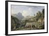 La construction d'un grand chemin-Claude Joseph Vernet-Framed Giclee Print