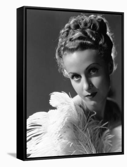 La Coqueluche by Paris THE RAGE OF PARIS by HenryKoster with Danielle Darrieux, 1938 (b/w photo)-null-Framed Stretched Canvas