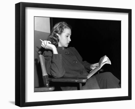 La Coqueluche by Paris THE RAGE OF PARIS by HenryKoster with Danielle Darrieux, 1938 (b/w photo)-null-Framed Photo