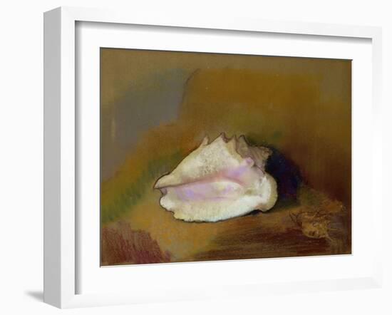 La coquille-the shell, 1912 R. F. 40494.-Odilon Redon-Framed Giclee Print