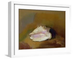 La coquille-the shell, 1912 R. F. 40494.-Odilon Redon-Framed Giclee Print