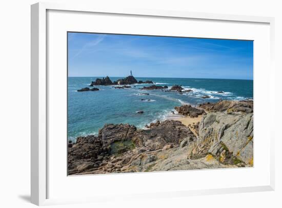 La Corbiere Lighthouse, Jersey, Channel Islands, United Kingdom-Michael Runkel-Framed Photographic Print